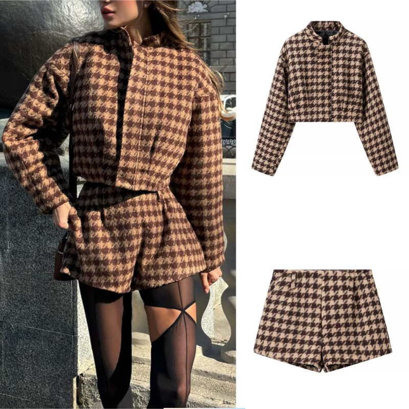 เสื้อแขนยาวสตรี ลายสก๊อต สไตล์ยุโรป-อเมริกัน คลาสสิค ใส่ได้ทุกวัน