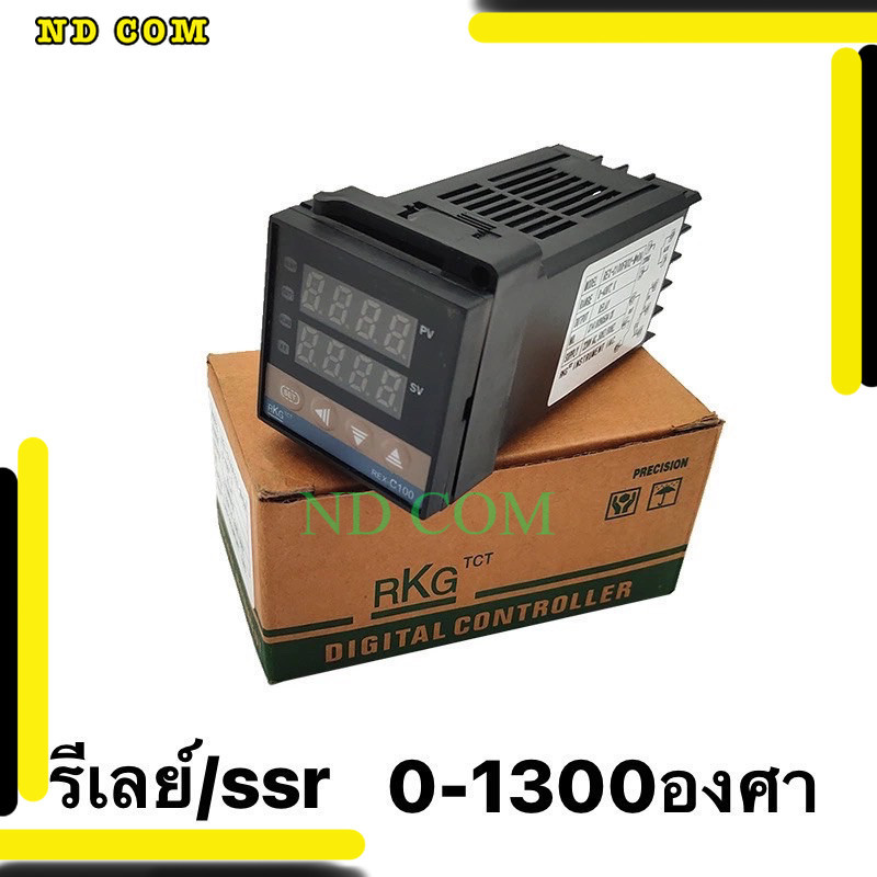 ส่งจากไทย REX-C100FK07-M*AN เครื่องRex c100 แทป์ม ควบคุมอุณหภูมิ 0-1300องศา  K  RELAY / SSR  หน้า 48x48 (ของใหม่)
