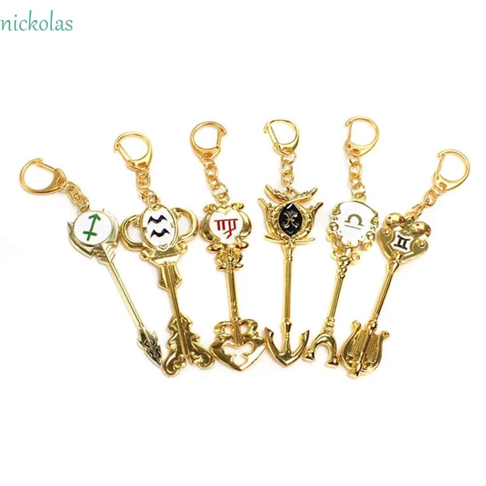 NICKOLAS Fairy Tail การ์ตูนอัญเชิญ Key Magician ของขวัญพวงกุญแจ