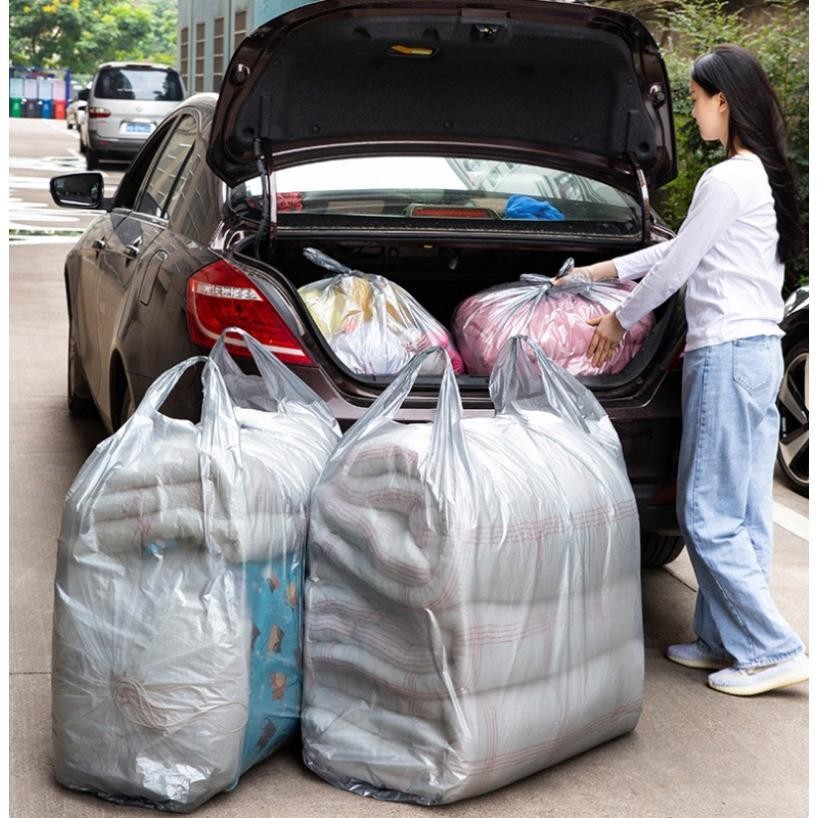 ถุงพลาสติกขนาดใหญ่ 10 ชิ้นสําหรับบรรจุภัณฑ์และเคลื่อนย้าย ขนาดใหญ่สามารถใส่ได้เยอะเหมา
