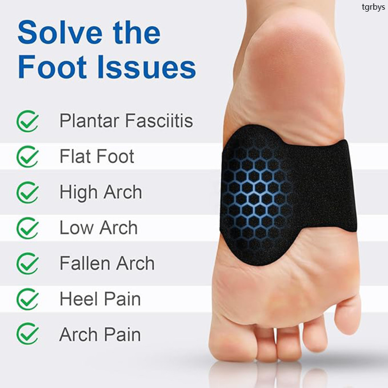 Foot Insoles Arch Support Plantar Fasciitis Heel Feet Cushion Fallen Heel Pain