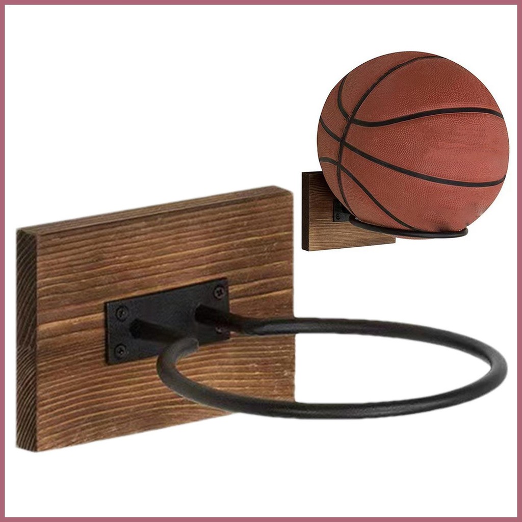 Ball Holder Wall Mount Ball Wall Holder โลหะ Ball ขาตั้งจอแสดงผล Wall Rack Storage Rack Ball Organiz