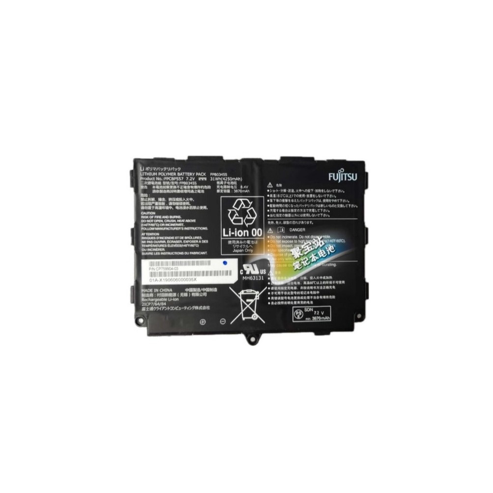 Battery Notebook FUJITSU FPB0345S FPCBP557 FPB0355S Q509 7.2V 31Wh 4250mAh