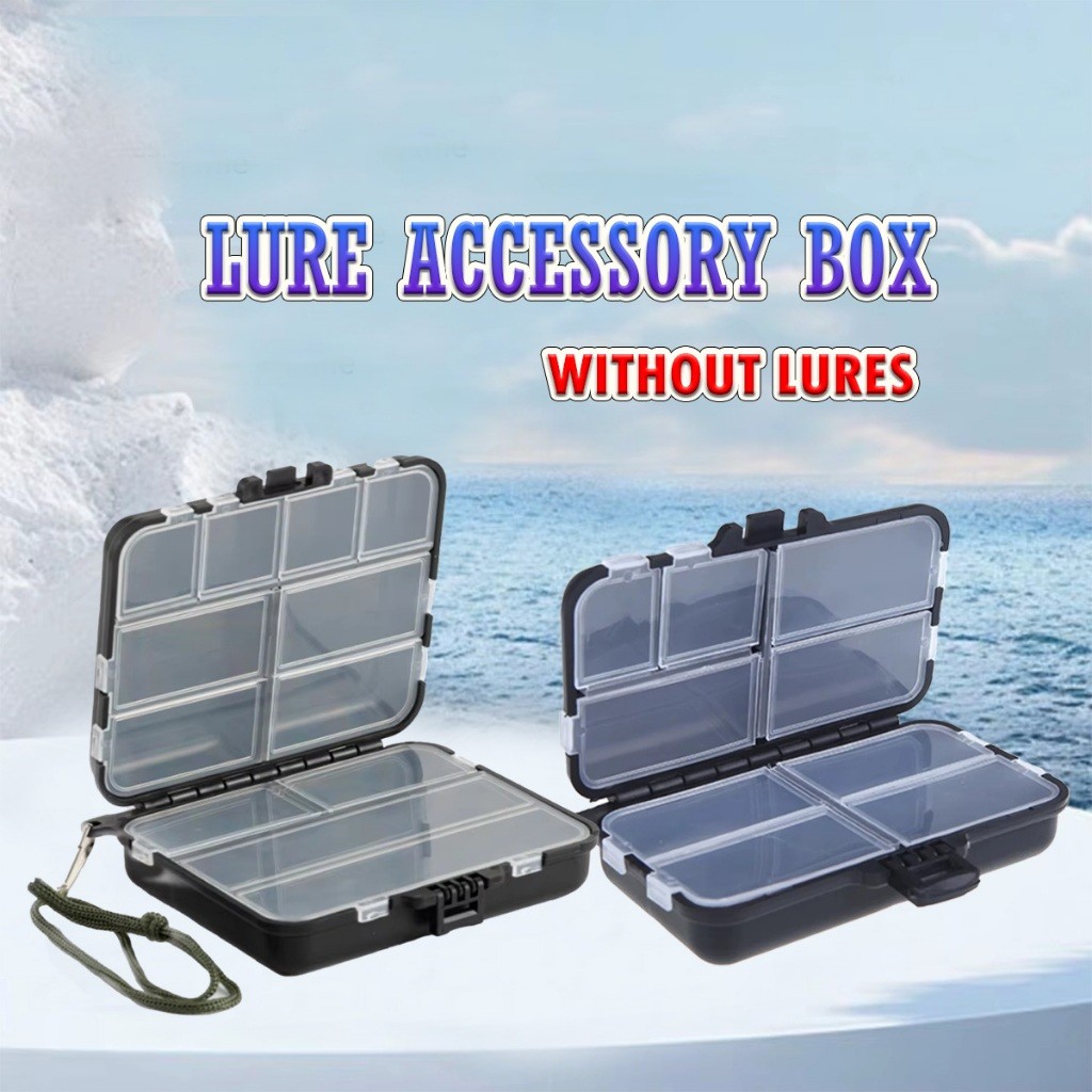 12ช่อง 9ช่อง กล่องเก็บเหยื่อตกปลา กันน้ํา วัสดุพลาสติก ที่เก็บเหยื่อตกปลา อุปกรณ์ตกปลาพกพา - รูปที่ 3