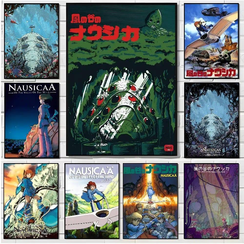 Nausicaa of the Valley of the Wind อะนิเมะโปสเตอร์ HD Art สําหรับตกแต่งผนังบ้านห้องนั่งเล่นบาร์สํานั