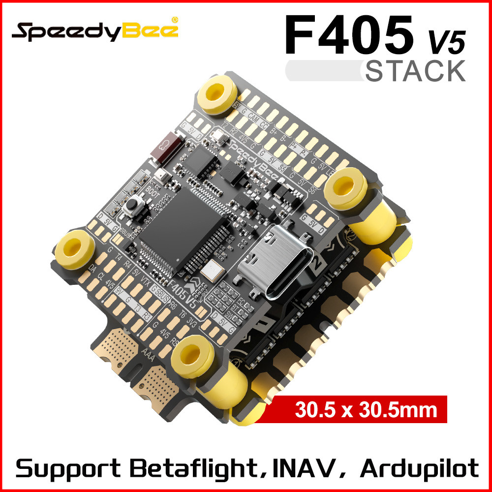 SpeedyBee F405 V5 Stack F405 V5 FC 32-Bit 55A 4in1 ESC 3-6S LiPo 30.5x30.5 มม.16MB ICM42688P Gyro สํ