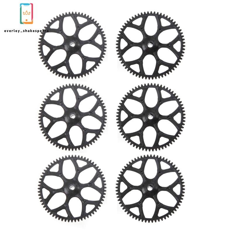 6 ชิ้นเกียร์หลักสําหรับ V911S V977 V988 V930 V966 XK K110 RC เฮลิคอปเตอร์เครื่องบิน Drone อะไหล่อุปก