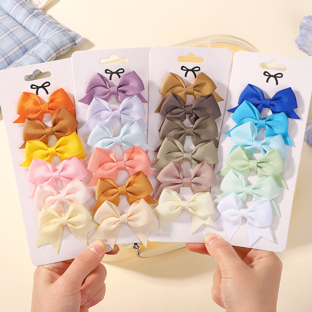 กิ๊บรัดผมโบว์น่ารัก 6 ชิ้น สำหรับเด็กทารก เป็นของขวัญพิเศษ