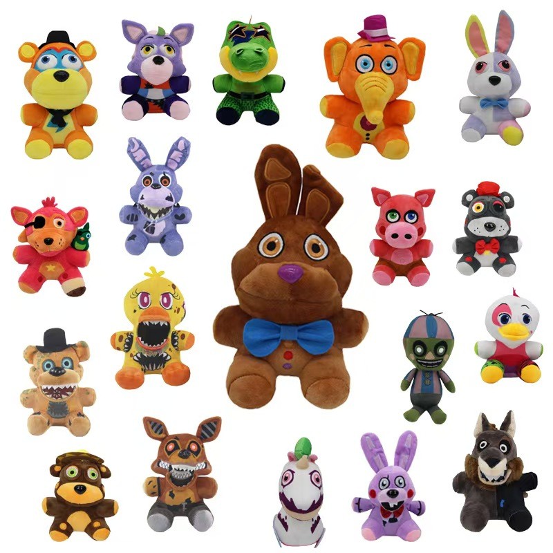 FNAF Five Nights ที่ Freddys 25 ซม.คอลเลกชัน Series ตุ๊กตาตุ๊กตา Freddy/Chica/Bonnie/Golden Freddy ต