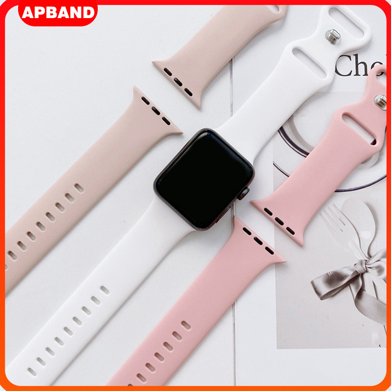 สายซิลิโคนยางอ่อนอุปกรณ์เสริมวงกีฬา for IWatch Ultra 3 2 49mm Smartwatch Series 11 10 9 8 7 6 46 45 44 42 41 40mm
