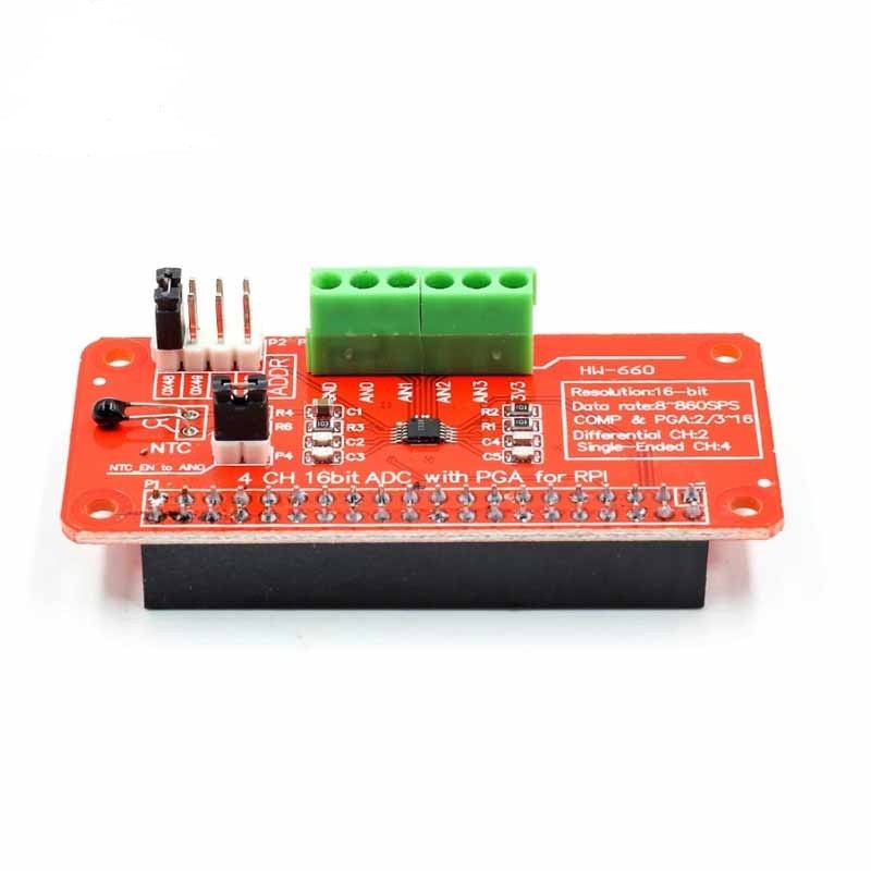 เข้ากันได้กับ Raspberry Pi 3/2/B + ADS1115-ADC โมดูลโมดูลแปลง