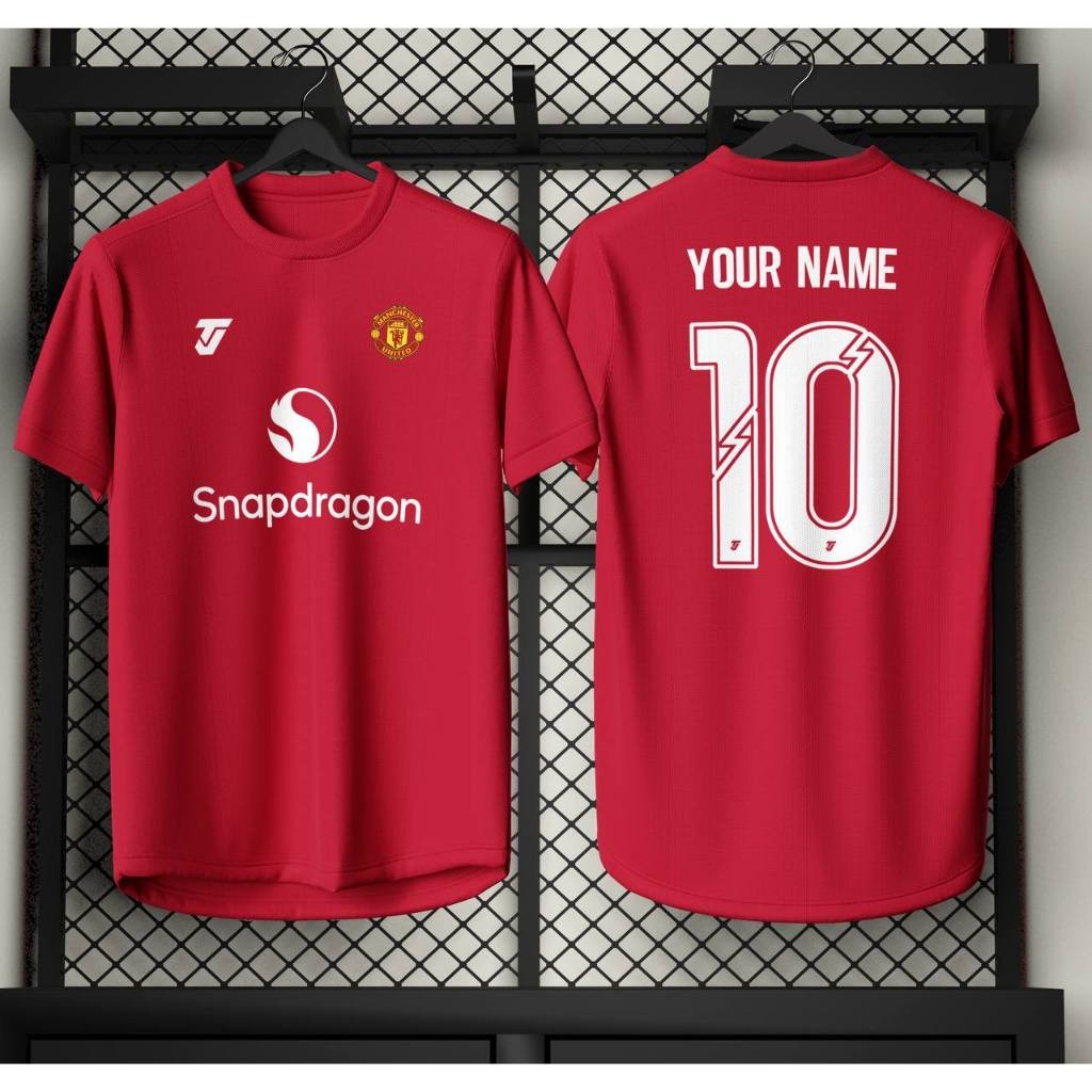 Jersi Man Utd Jersey Man Utd EPL Jersey Manchester United Club พร้อมชื่อที่กําหนดเอง