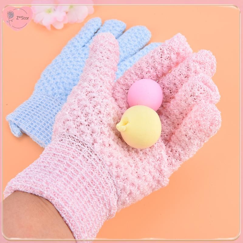 Z*Star Peeling Exfoliating Mitt Glove สําหรับถุงมือขัดอาบน้ําฟองน้ํา SPA Bath Glove.