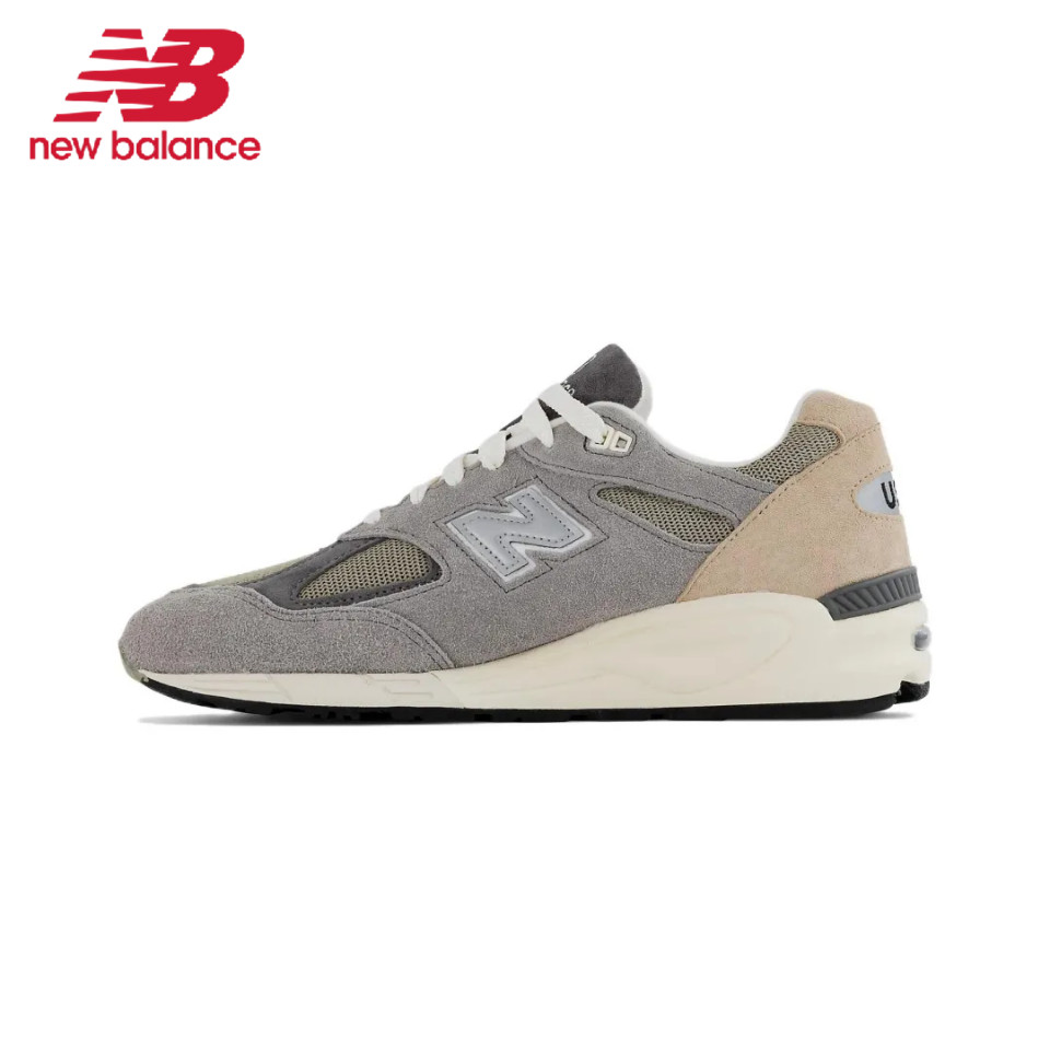 （ของแท้ 100%）New Balance NB 990 V2 NB 990 V2 M990TD2 รองเท้าผ้าใบสำหรับผู้ชาย และผู้หญิง
