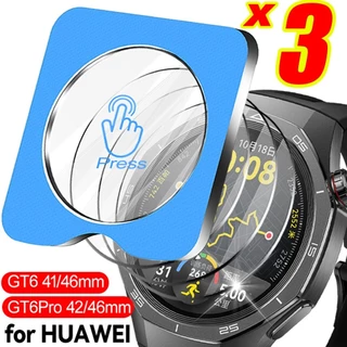 1-3PCS กระจกนิรภัยสําหรับนาฬิกา Huawei GT7/6/5 46 มม./41 มม.GT4 Quick ติดตั้งป้องกันหน้าจอสําหรับ Huawei GT Runner 2/GT6 pro 46 มม.ฟิล์ม