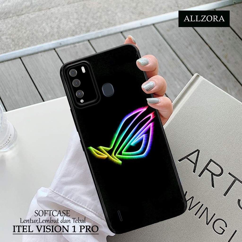 ALLZORA - เคส Itel Vision 1 Pro ล่าสุด - เคสสําหรับเล่นเกมแฟชั่น - เคสกล้อง Pro - เคสโทรศัพท์ Itel V