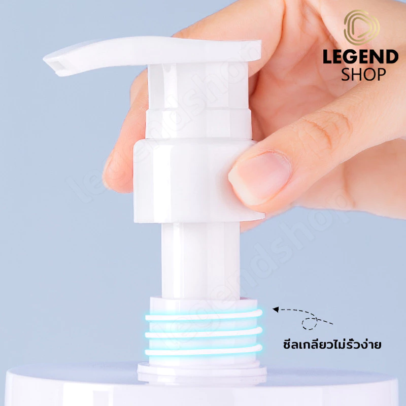 ขวดปั๊มรีฟิลพลาสติก 500ml/1000ml ความจุใหญ่ ปากกว้าง เก็บสบู่เหลว แชมพู โลชั่น พกพาสะดวก thumbnail 3