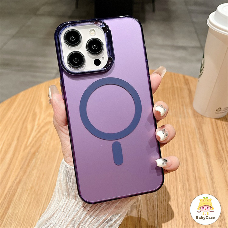 เคสไอโฟน 13 สำหรับ iPhone 17 11 15 14 16 12 Pro Max 14 15 Plus 16 14 15 13 12 Pro เคสชาร์จแม่เหล็กหรูหรา เรียบง่าย เท่ห์ ราคา ถูกที่สุด ดีลบีเคเค แกลเลอรีภาพที่ 6