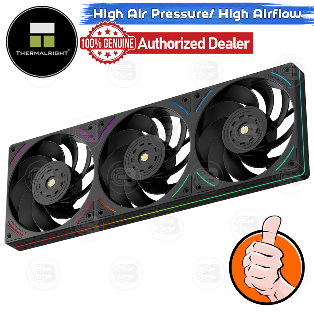 [CoolBlasterThai] Thermalright TL-UB36R Row Reverse Fan Optimized Static Pressure ARGB (size 120 mm.)
