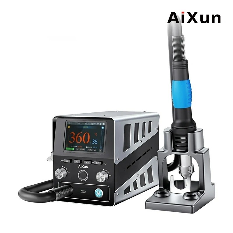 AIXUN H314 1400W อัจฉริยะดิจิตอลกําลังสูงสถานีบัดกรี