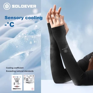 【TH Delivery】SOLOEVER Arm Sleeves 1 Pair ปลอกแขนกันแดด UV UPF50+ แขนเสื้อ ปลอกแขนฤดูร้อน พร้อมปลอกนิ้ว เย็น-เย็น ระบายอากาศที่ดี กันแสง UV ดีไซน์น้ำหนักเบา สำหรับปั่นจักรยานกลางแจ้งและกีฬา ออกกำลังกาย Fishing Sport ผู้ชาย