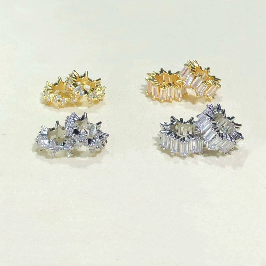 อุปกรณ์เสริมเพทาย Spacer 14k ขนาด 10*4.6 mm