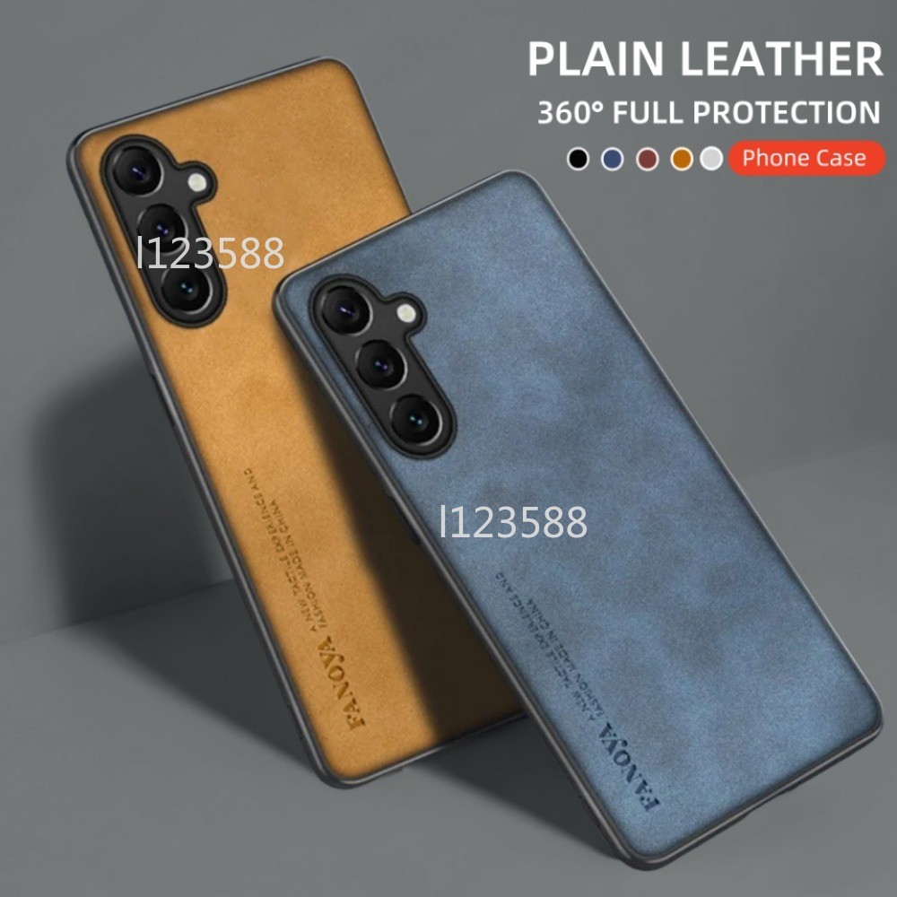 หรูหราหนังแกะหนังสําหรับ Samsung Galaxy A37 A57 A17 A27 A07 SamsungA37 SamsungA57 แฟชั่นซิลิโคน Matte Textured Lambskin เคสโทรศัพท์กันกระแทกกันชนฝาครอบนุ่ม