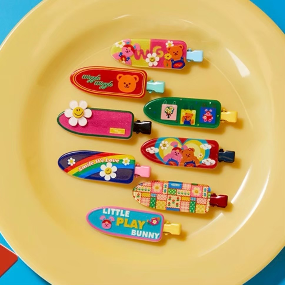 ส่งจากไทย🌈 Hair Clips Wiggle Wiggle x Miniso กิ๊บติดผม วิกเกิ้ล วิกเกิ้ล มินิโซ ของแท้💯 กิ๊บหนีบผม น