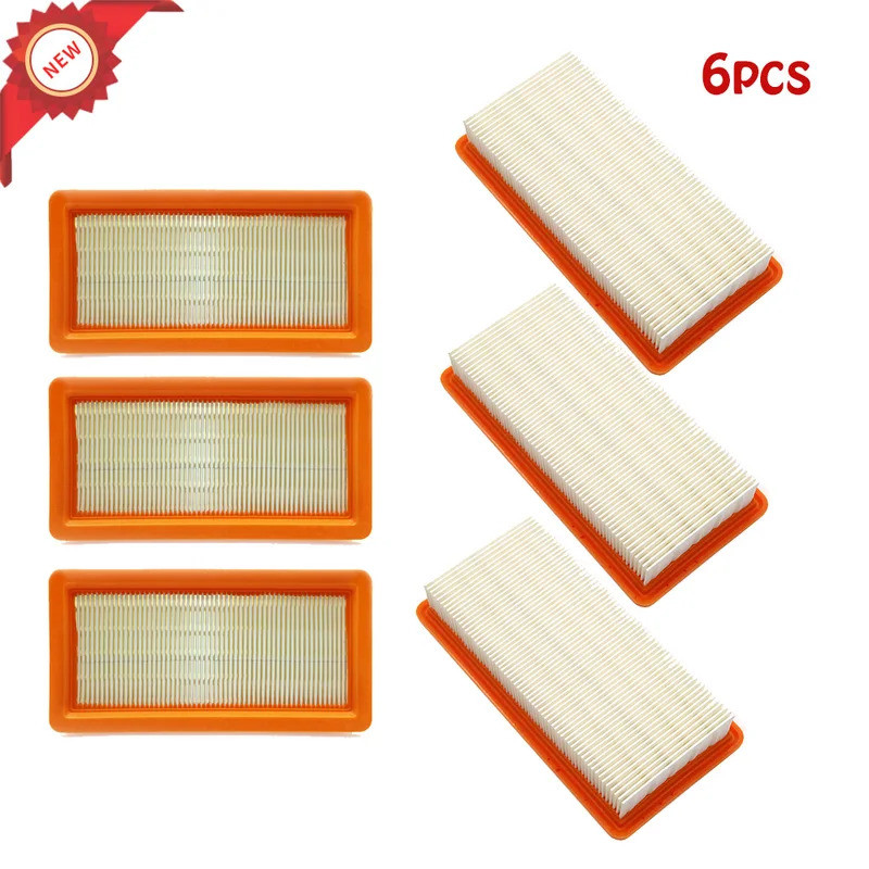 2-6 ชิ้น HEPA Filter สําหรับ DS5500 DS6000 DS5600 DS5800 Karcher คุณภาพเครื่องดูดฝุ่น Karcher 6.414-