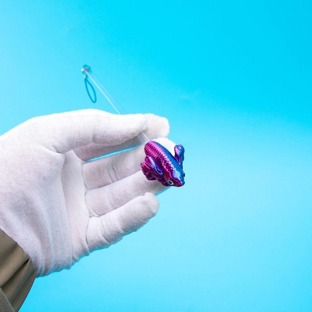 3D การพิมพ์ Betta Stick สองสีสามมิติจําลอง Betta Stick Betta สนุก Interactive นิทรรศการหางการฝึกอบรม