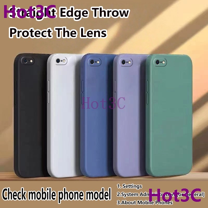 เคส For iPhone 6 Plus / iPhone 6s Plus / iPhone 16 Pro Max / 16 Plus / 16 Pro / 16 / 16e / 6 / 6s tpu YTCS ซิลิโคนเคสโทรศัพท์สีทึบเรียบง่าย