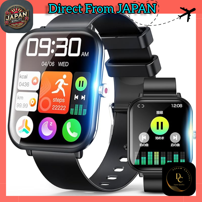Smartwatch Bluetooth 5.3 - 2025 New Release, 1.7 & 1.9 Inch Large Screen, Ultra-Slim, Activity Track