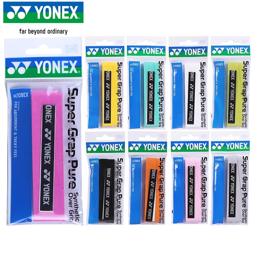 New Product#Yonex Badminton Grip Tape YY Handlebar Wrap Sweat-Absorbing Tape AC102C/108EX Anti-Slip 