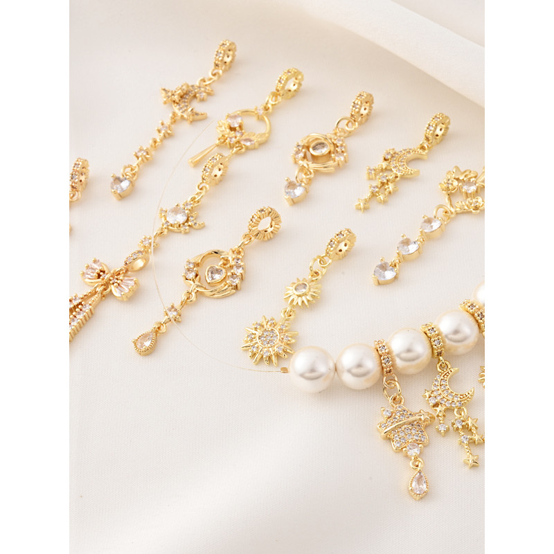 จี้ 14K Love พู่ diy