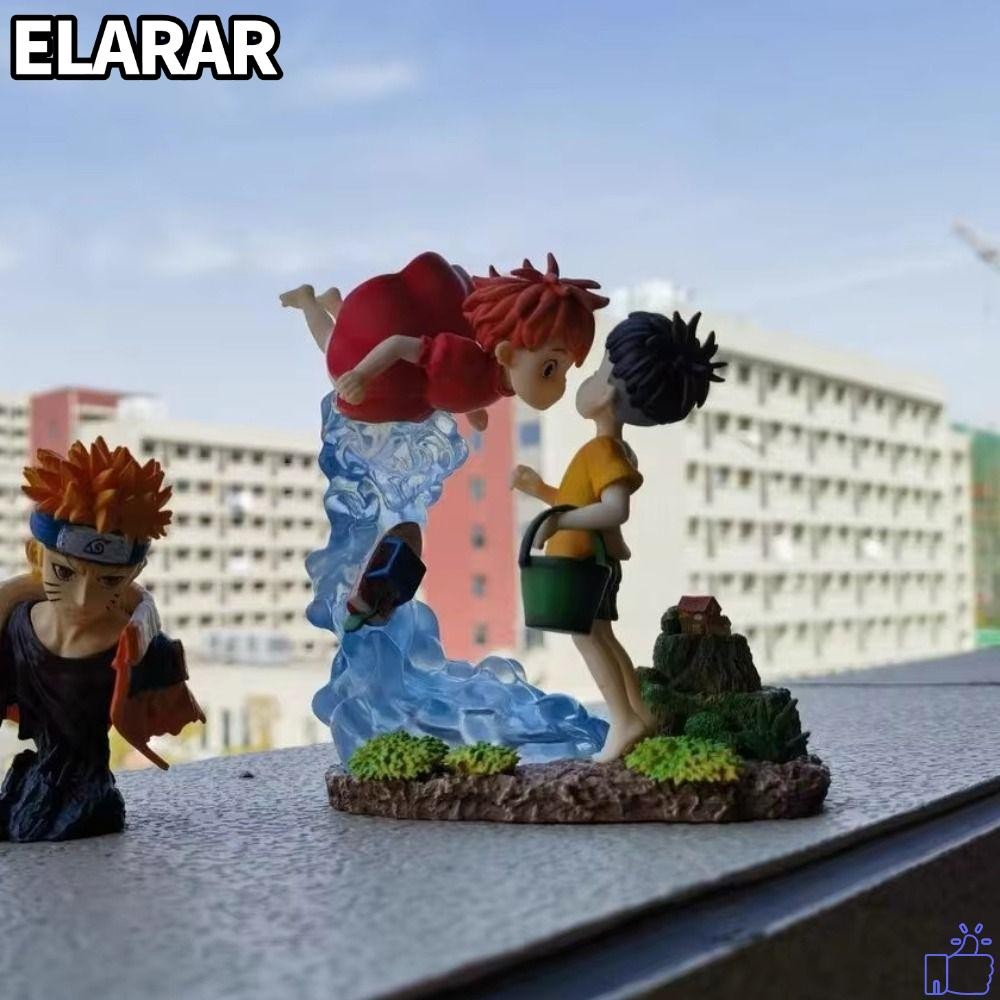 เอลรา‌R Ponyo Sousky Seagal รูป, เล่นน่ารัก Ponyo บน The Cliff รูป, แฟชั่นของขวัญเด็ก PVC ตุ๊กตา Pon