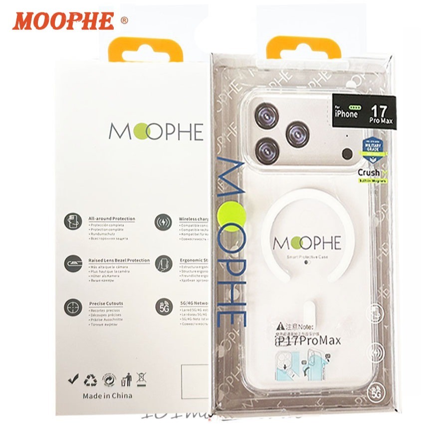 แท้💯% MOOPHE เคส ชาร์จไร้สาย สำหรับ iPhone 17 Air 17Pro 17Air 17Promax เคส แม่เหล็ก ไอโฟน11 12 13 14