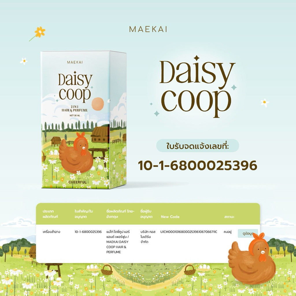 น้ำหอมแม่ไก่ (Maekai) พร้อมส่ง|ไลฟ์ลดราคาถูก หอมติดทนนาน ฉีดได้ทั้งผิว และผม ขจัดกลิ่นไม่พึงประสงค์ - รูปที่ 4