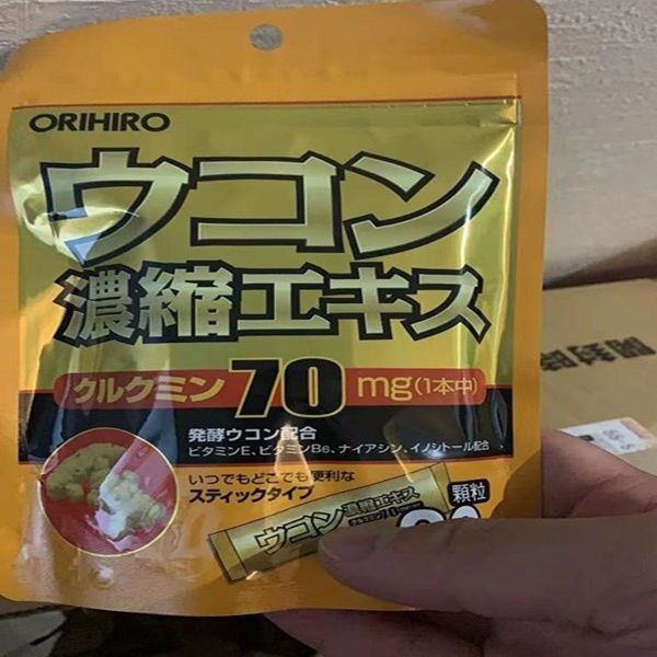 ญี่ปุ่นท้องถิ่น ORIHIRO Lixile Curcumin Solution Powder Reduction Agent Decanting บรรเทา Hangover 20