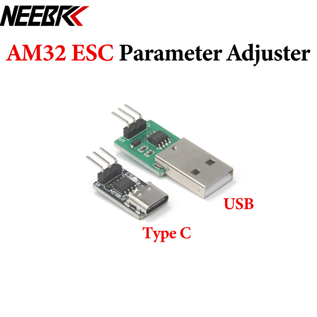 AM32 45A ESC USB ประเภท C Link Programmer Param Converter เชื่อมต่อคอมพิวเตอร์สําหรับ RC รถ Crawler 