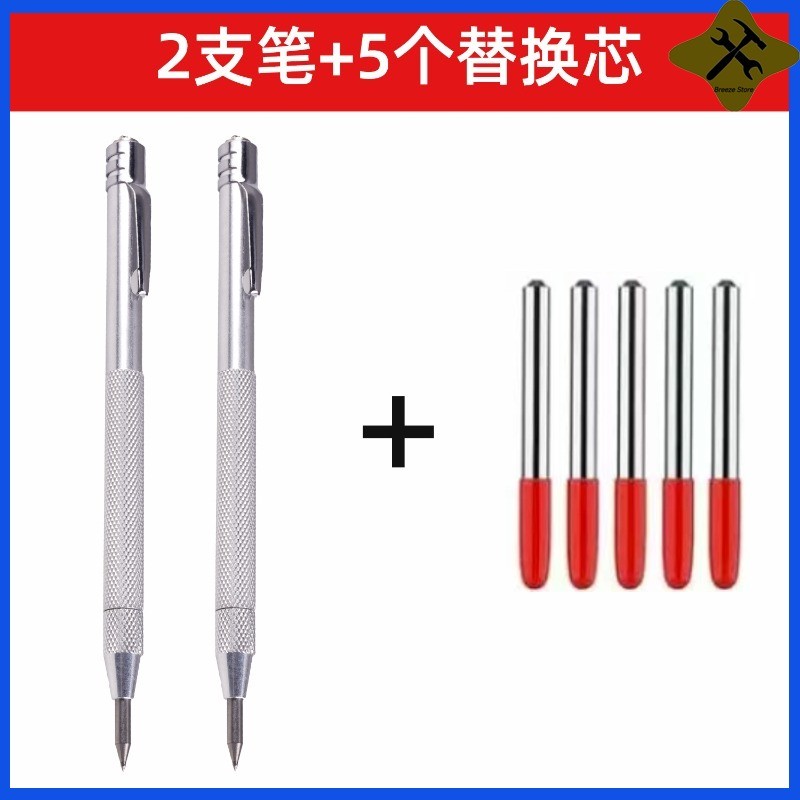 โลหะผสมเหล็กทังสเตนขัดปากกาสําหรับทําเครื่องหมายแผ่นโลหะ/กระเบื้อง/กระจก/ตัดเส้น - รูปที่ 6