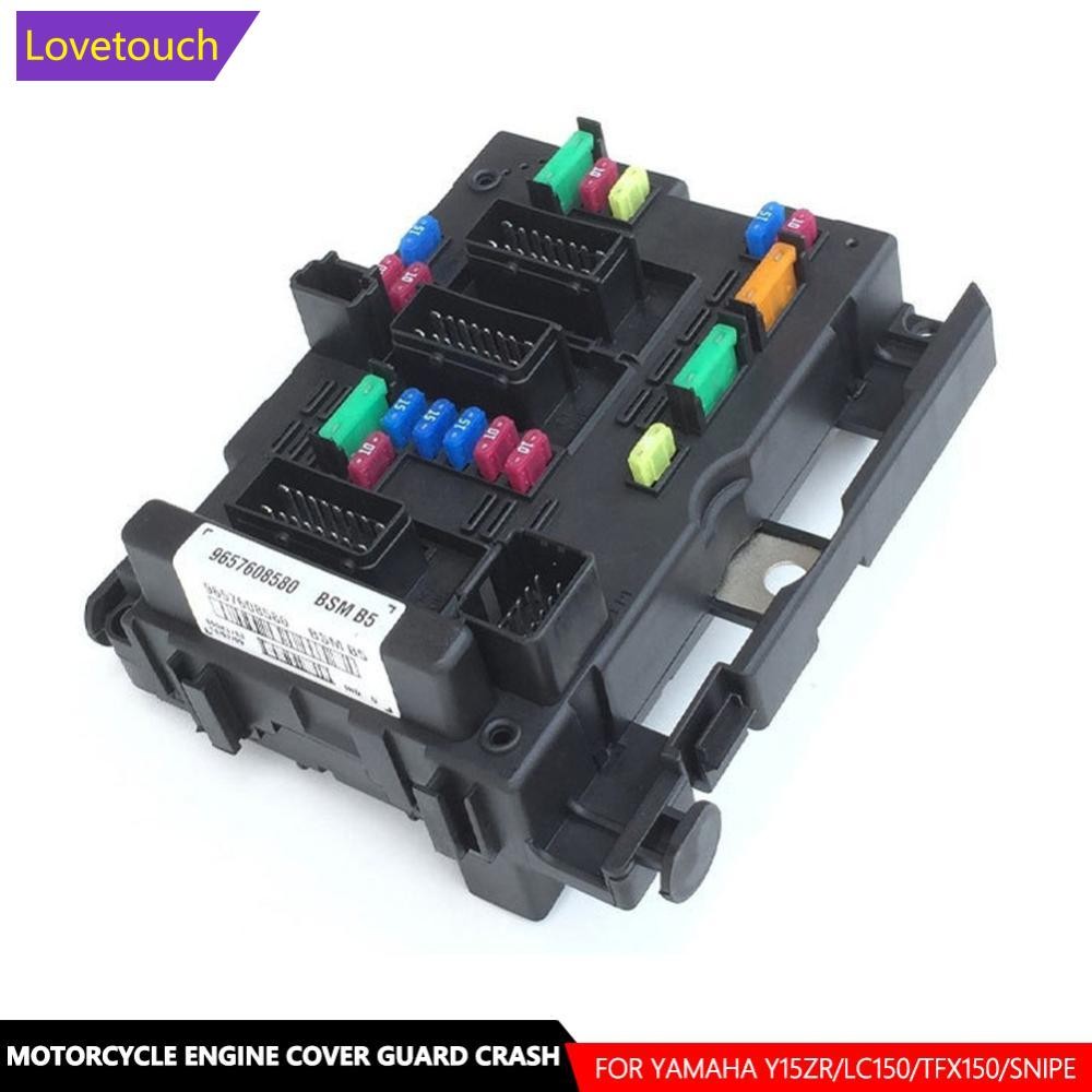 LOVETOUCH Car Fuse Box Unit Assembly ภายใต้ Bonnet 9657608580 BSM B5 6500Y1 สําหรับ Citroen C2 C3 C5