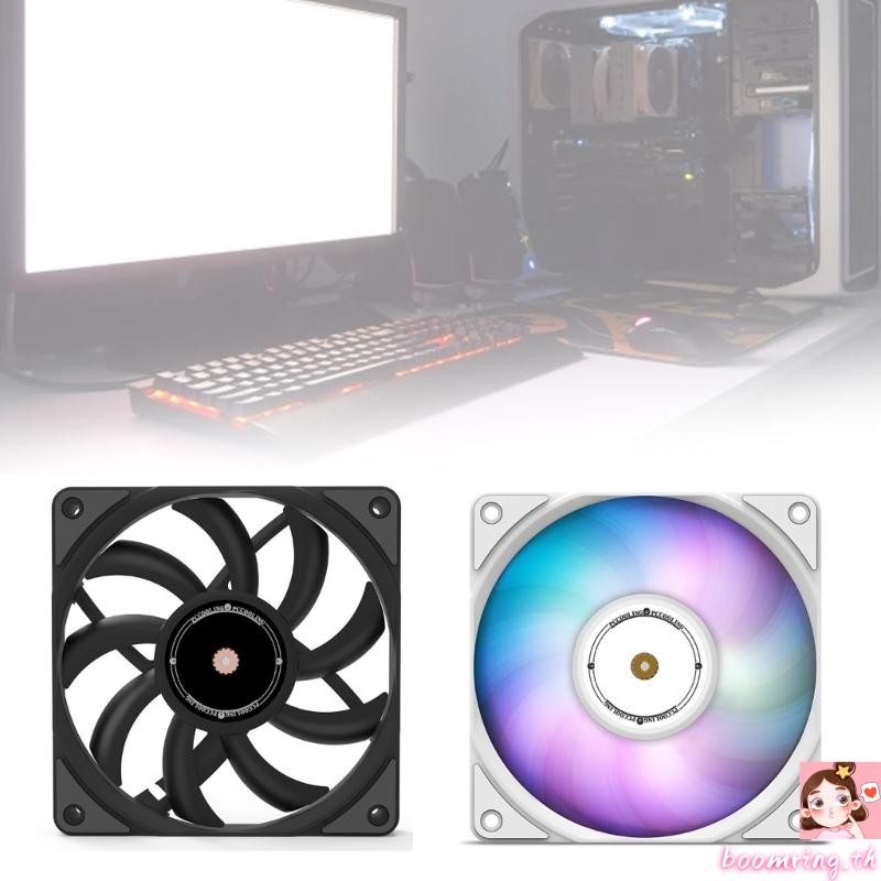 Boom 120 มม. ARGB Fan พัดลมระบายความร้อนไร้แปรงถ่าน 120x120x15 มม. สําหรับเคสคอมพิวเตอร์พีซี