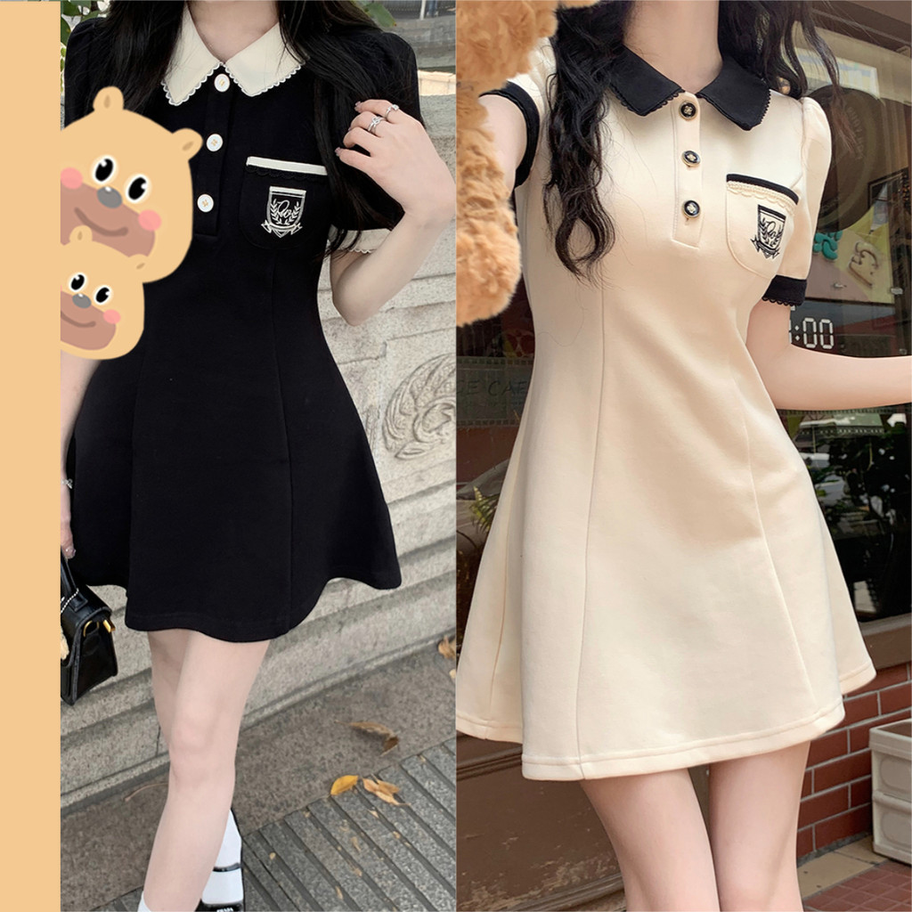 🎀bearbra🎀สไตล์ฝรั่งเศสเจ้าหญิงกระโปรง,ความรู้สึกพรีเมี่ยม ชุดกระโปรง เดรสรัดรูป ทรงพองๆ เซ็กซี่ ชุดเจ้าหญิง ใส่แล้วดูผอม พร้อมส่ง