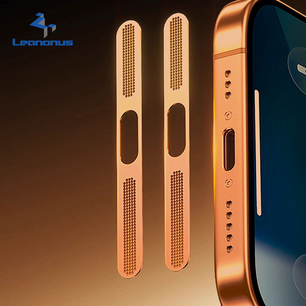 เน็ตกันฝุ่นโลหะเข้ากับ iPhone 17 Pro Max ตาข่ายสำหรับลำโพงและช่องชาร์จ