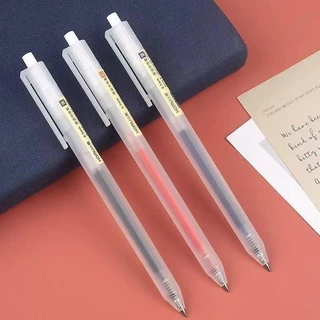 🔥พร้อมส่ง ใน 🇹🇭🔥ปากกาลูกลื่น แบบกด ขนาด 0.5mm หมึกเยอะมาก ปากกาเจล ปากกา สีแดง สีดำ สีน้ำเงิน ปากกาหมึกเจลแบบกด ขนาด