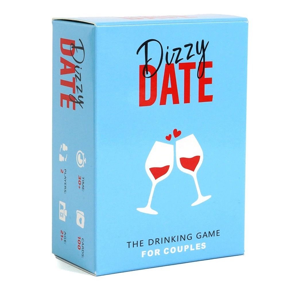 Dizzy Date情侣桌游晕眩的约会之夜爱人喝英文双人桌游卡牌Dizzy Date Couple Board Game Dizzy20251011