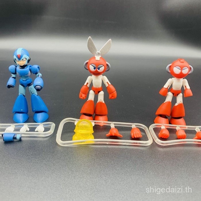 Bandai Bandai Megaman 66 Action X Scissorsman เกราะขี่จักรยาน Super Action Figure รูป