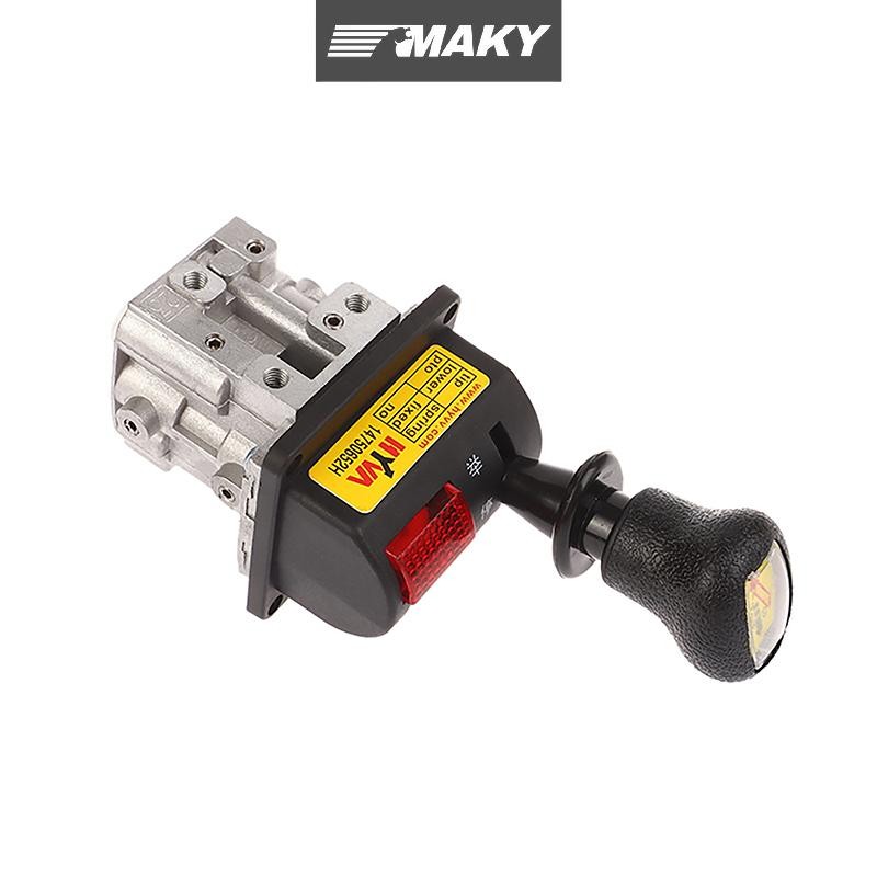 [MAKY] วาล์วยกสี่หลุม Dump รถบรรทุก Tipper ระบบไฮดรอลิกสวิตช์ยกวาล์ว Proportional Control วาล์วยกพร้อมช่องเสียบการ์ด TH