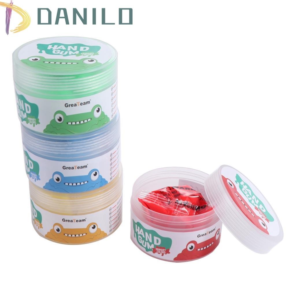 DANILO Finger Training Putty, 4 ชิ้น/เซ็ตนุ่มยืดมือ Putty Squiz ของเล่น,บีบของเล่น Non-Sticky Soft C