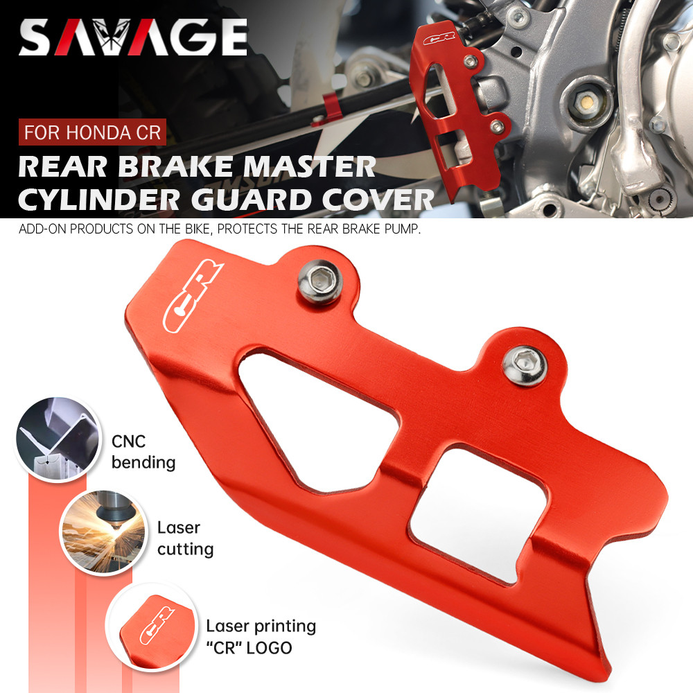 GRear Brake Master Cylinder Guard Cover For HONDA CR 125R 250R 500R 1992-2001 CR125R CR250R CR500R M